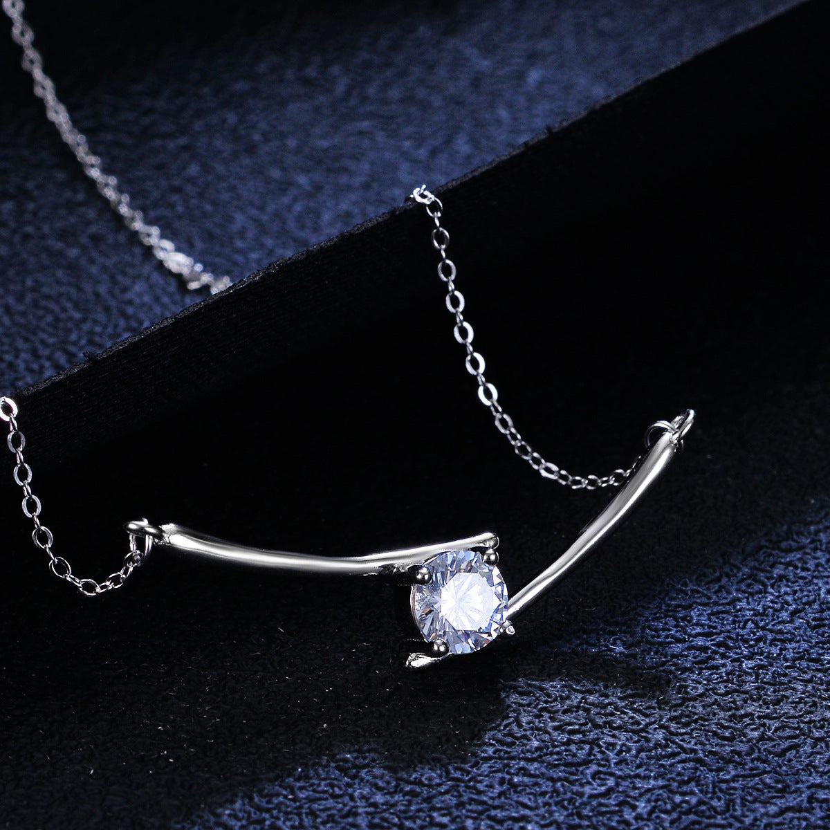 【#N21】925 Sterling Silver Moissanite Necklaces