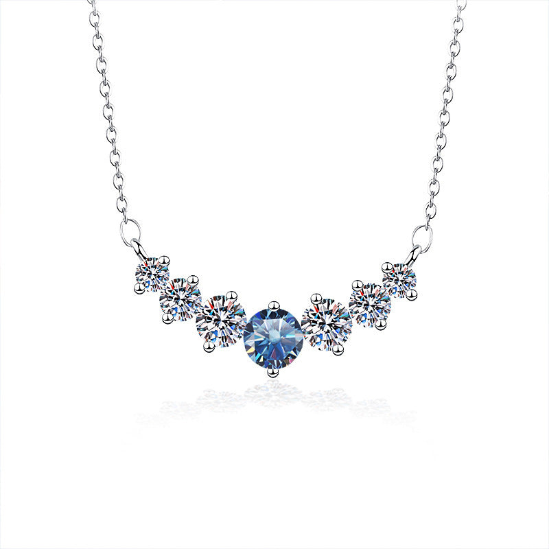 【#N12】925 Sterling Silver Moissanite Necklaces