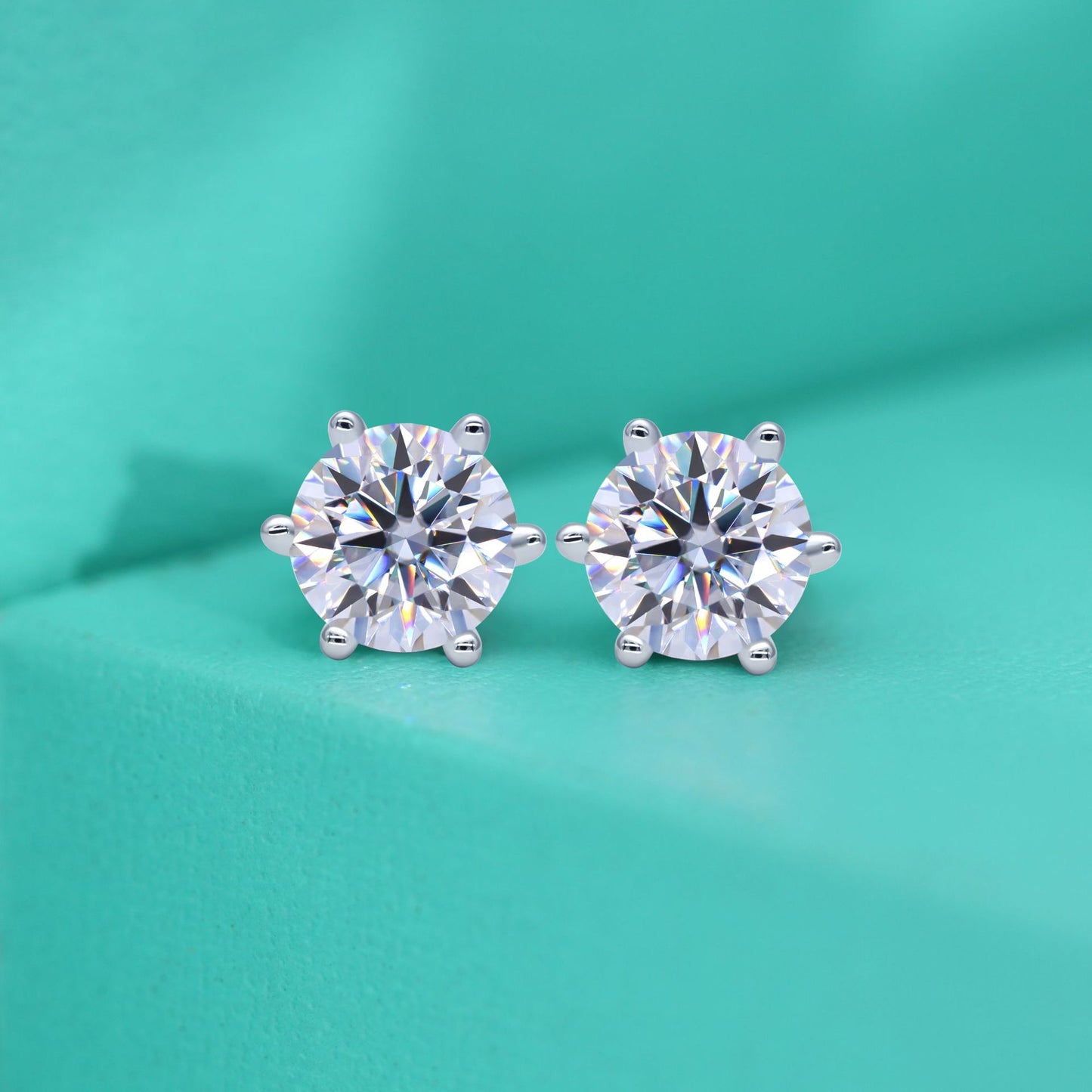 【#E14】925 Sterling Silver Moissanite Earrings