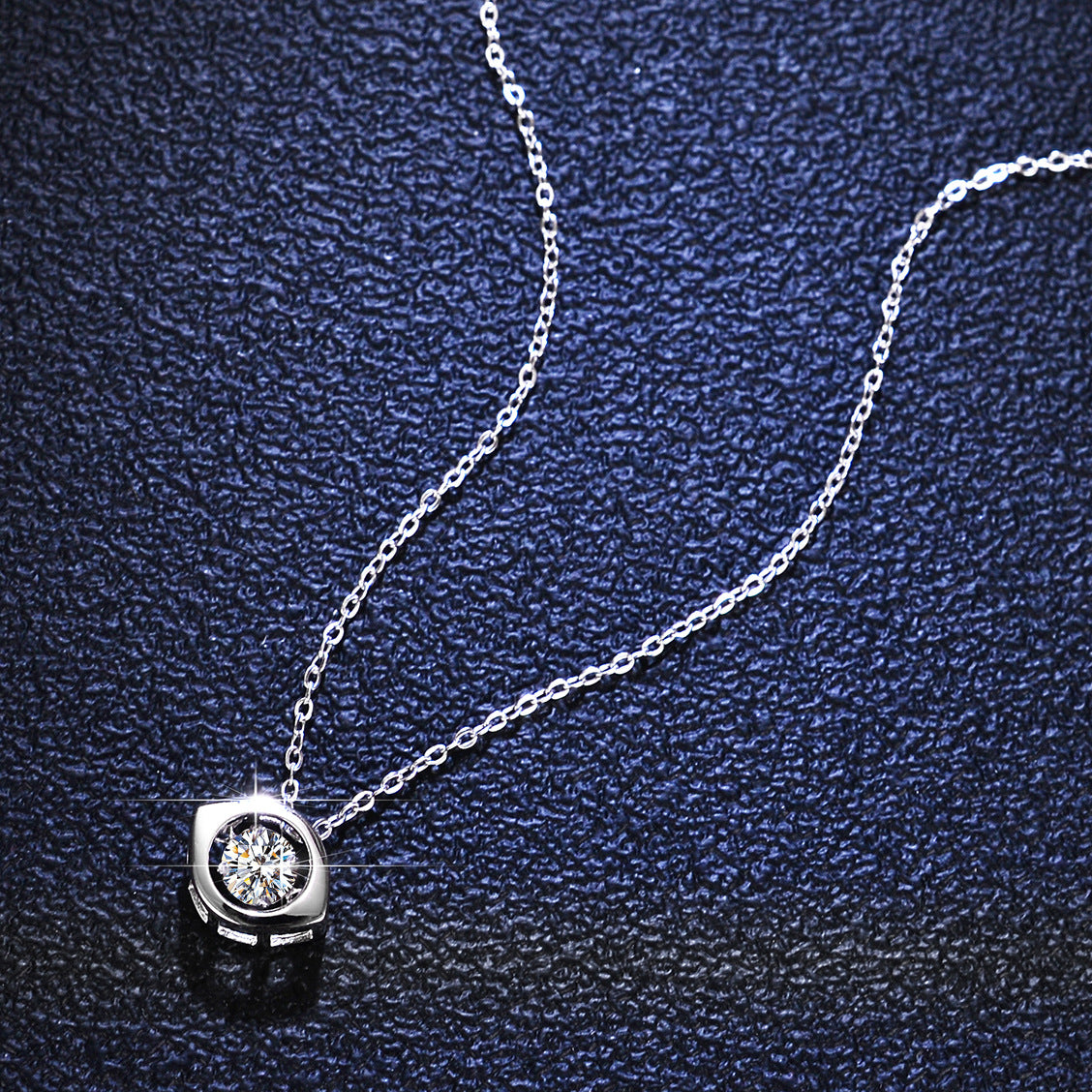【#N19】925 Sterling Silver Moissanite Necklaces