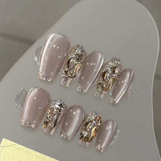 <#28>2024 new nail art, wearing nail removable nail stickers lnstagram style
