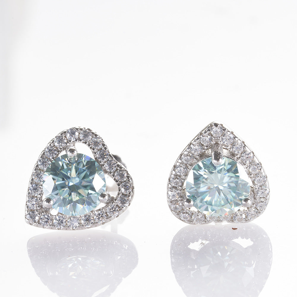 【#E20】925 Sterling Silver Moissanite Earrings