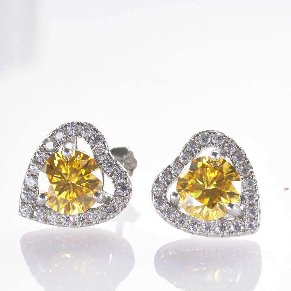 【#E20】925 Sterling Silver Moissanite Earrings