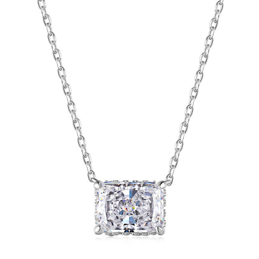 【#N16】925 Sterling Silver Moissanite Necklaces