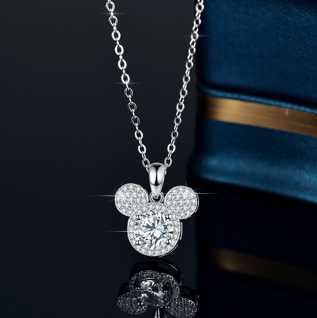 【#N20】925 Sterling Silver Moissanite Necklaces