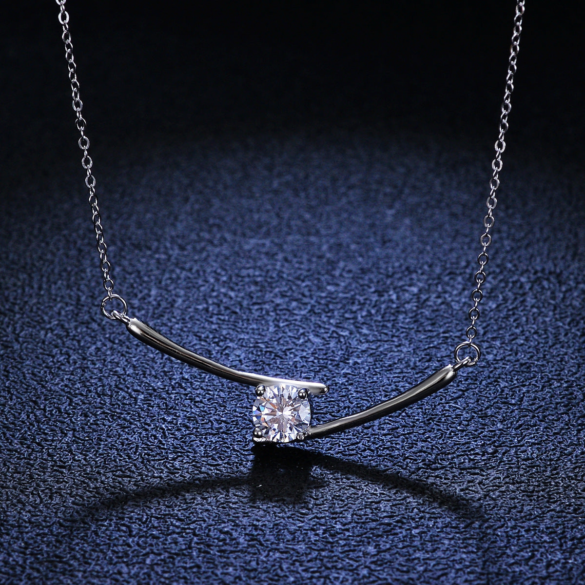 【#N21】925 Sterling Silver Moissanite Necklaces
