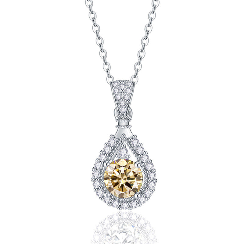 【#N13】925 Sterling Silver Moissanite Necklaces
