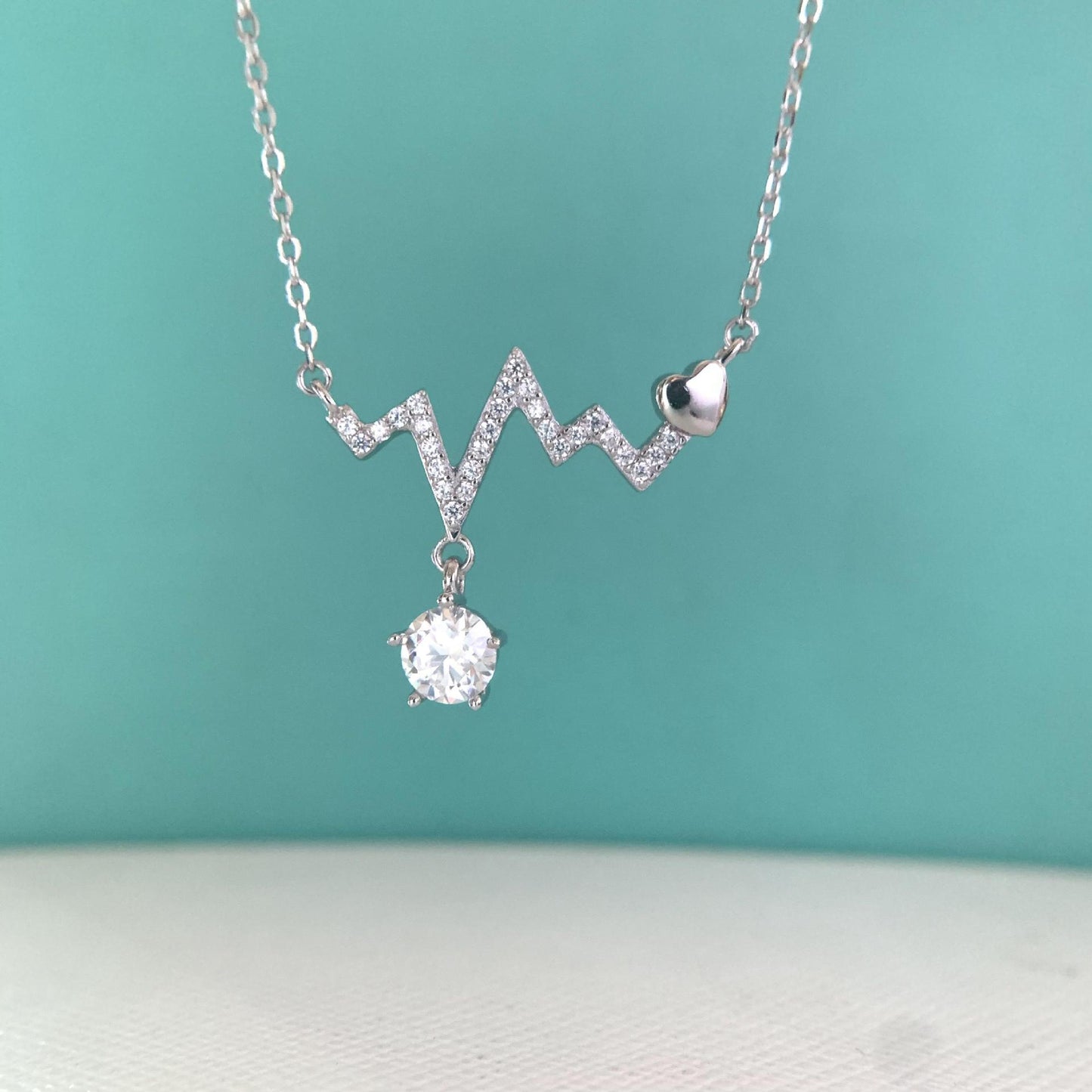 【#N06】925 Sterling Silver Moissanite Necklaces