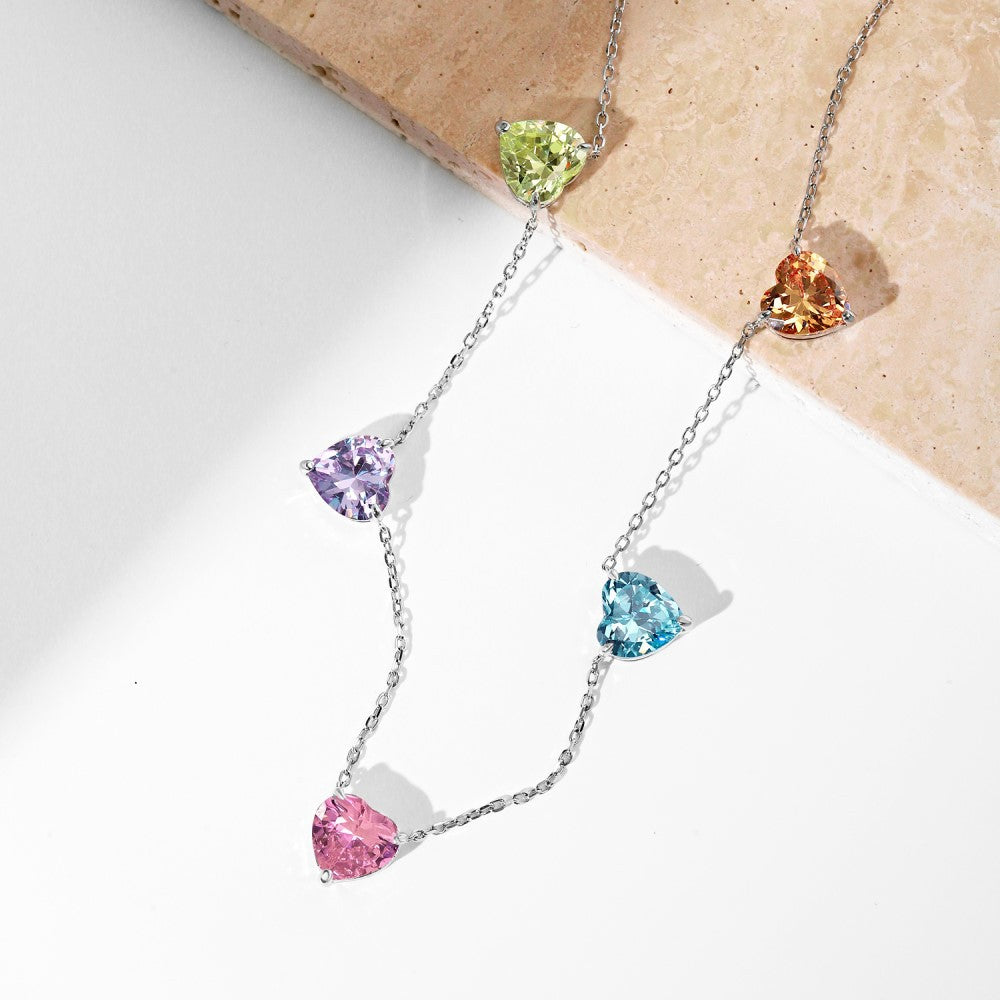 【#N15】925 Sterling Silver Moissanite Necklaces