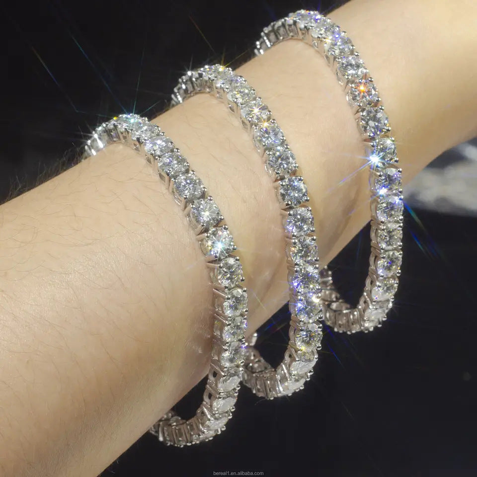 【#N18】925 Sterling Silver Moissanite Necklaces