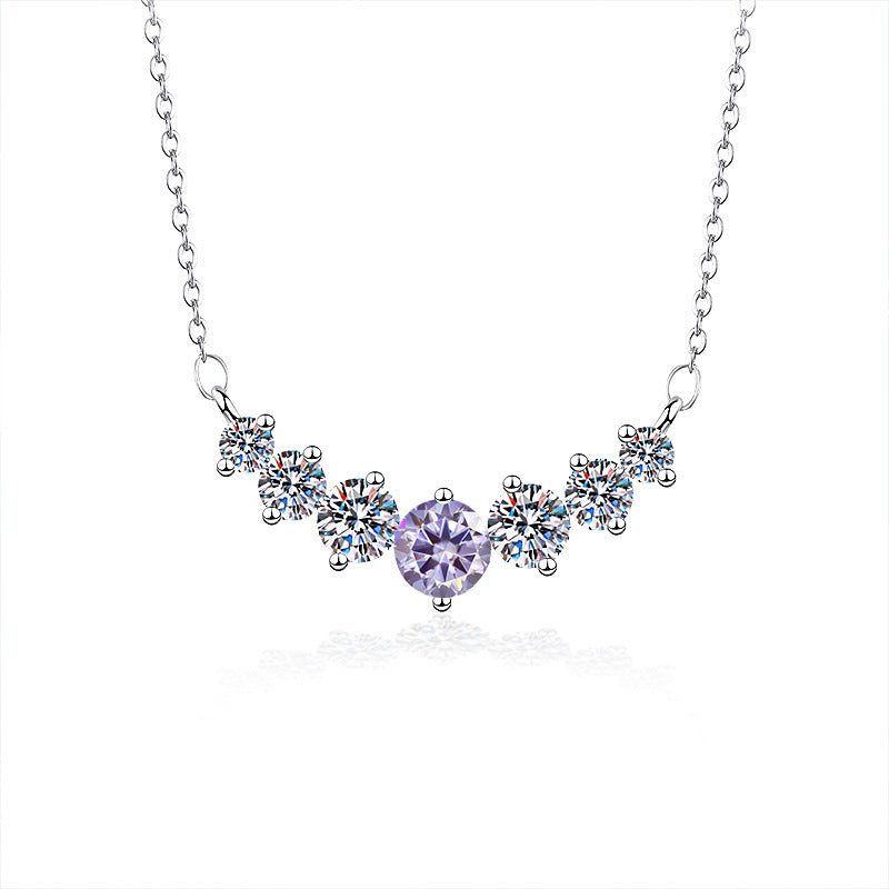 【#N12】925 Sterling Silver Moissanite Necklaces