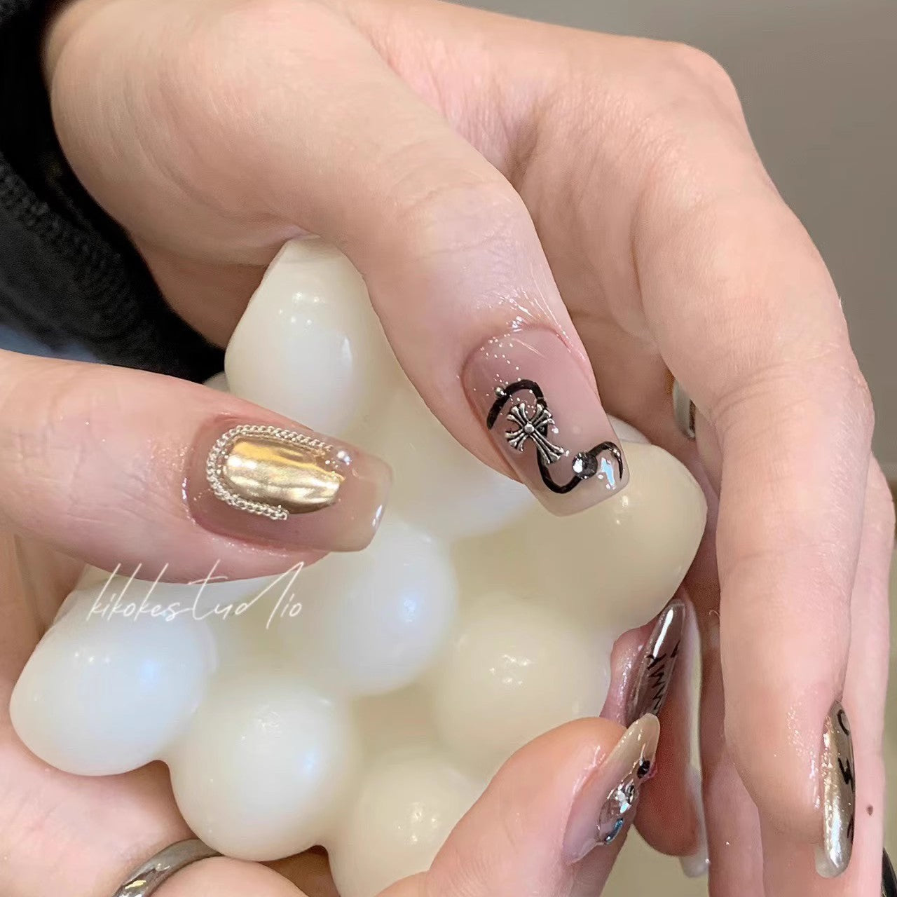 <#28>2024 new nail art, wearing nail removable nail stickers lnstagram style