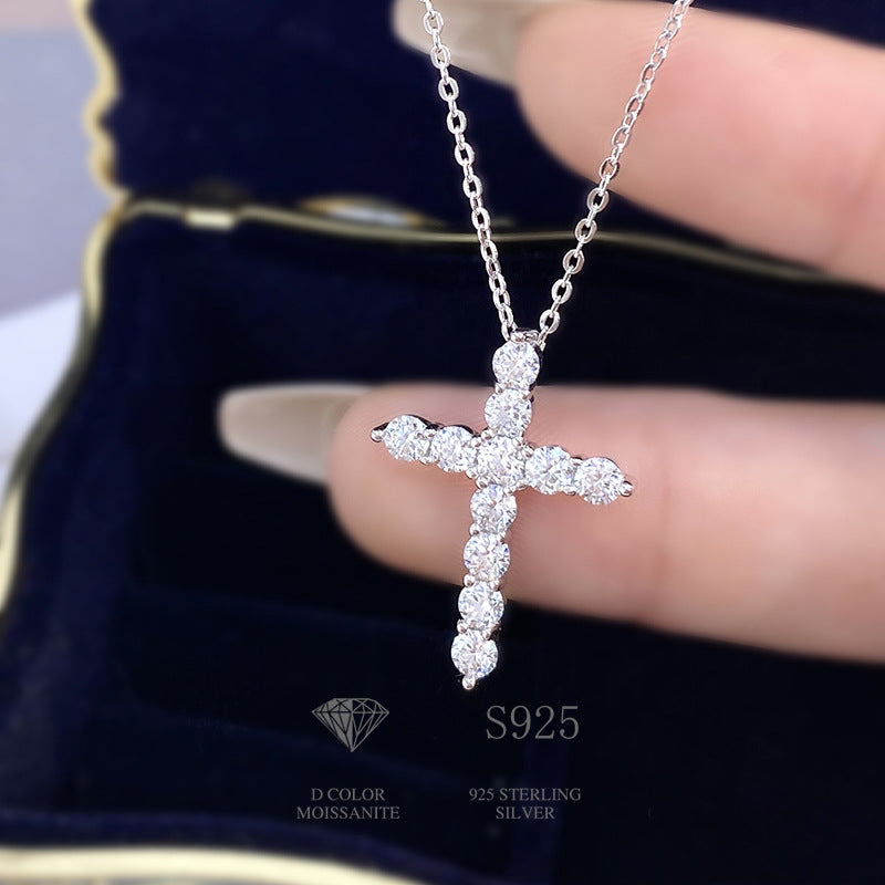 【#N09】925 Sterling Silver Moissanite Necklaces