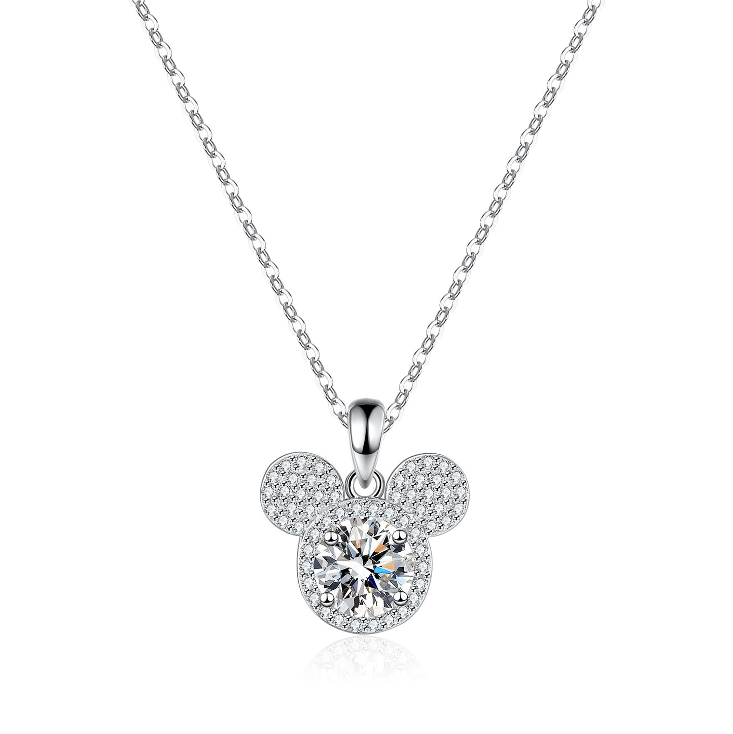 【#N20】925 Sterling Silver Moissanite Necklaces