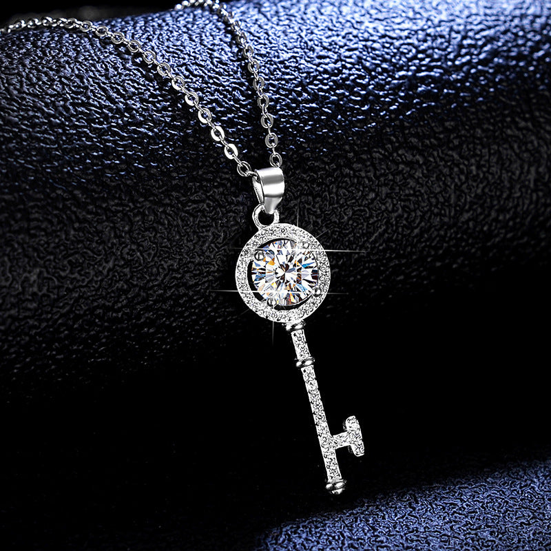 【#N26】925 Sterling Silver Moissanite Necklaces