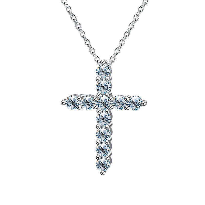 【#N09】925 Sterling Silver Moissanite Necklaces