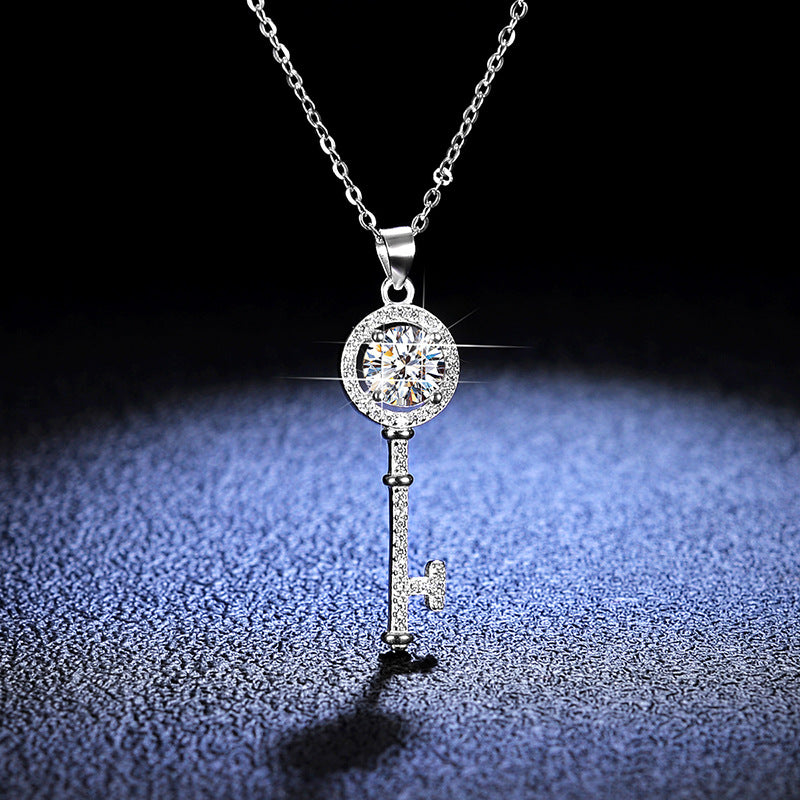 【#N26】925 Sterling Silver Moissanite Necklaces