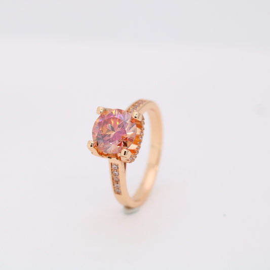 【#R34】（sunset）925 Sterling Silver Moissanite Rings