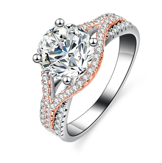【#R35】（modern）925 Sterling Silver Moissanite Rings