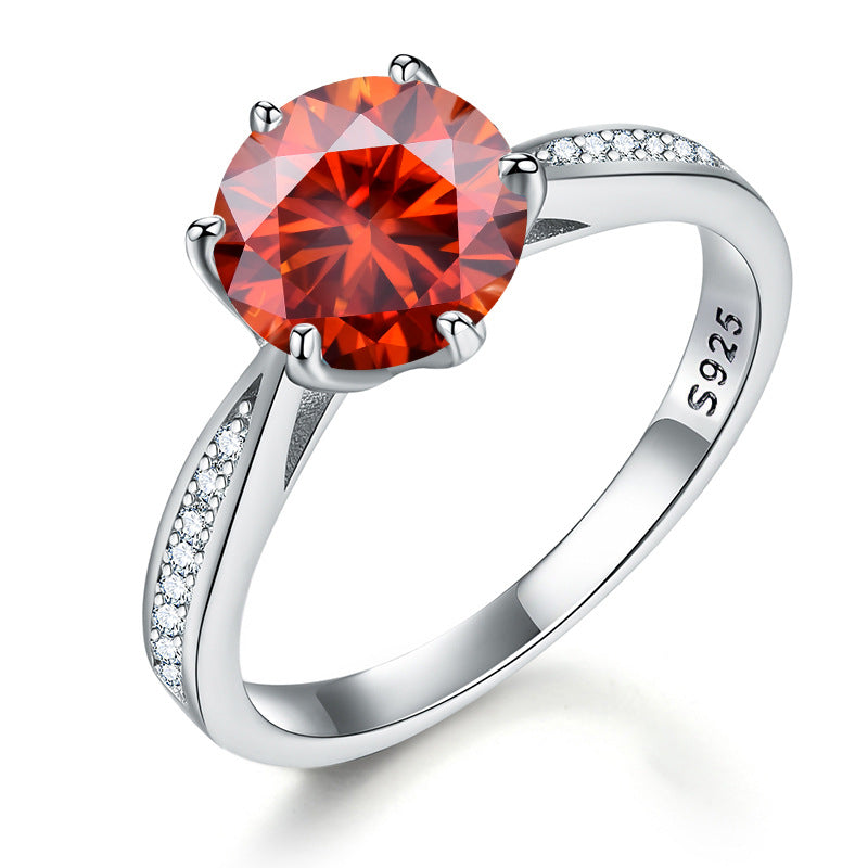 【#R36】925 Sterling Silver Moissanite Rings