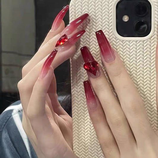 <#10>2024 new nail art, wearing nail removable nail stickers lnstagram style