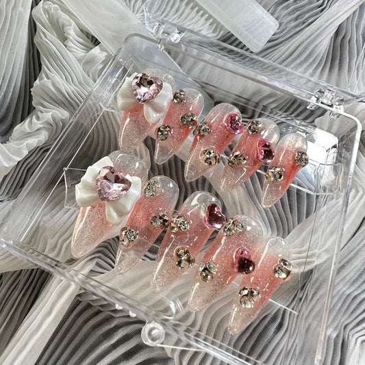 <#09>2024 new nail art, wearing nail removable nail stickers lnstagram style