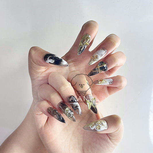 <#06>2024 new nail art, wearing nail removable nail stickers lnstagram style