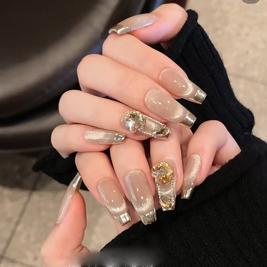 <#05>2024 new nail art, wearing nail removable nail stickers lnstagram style