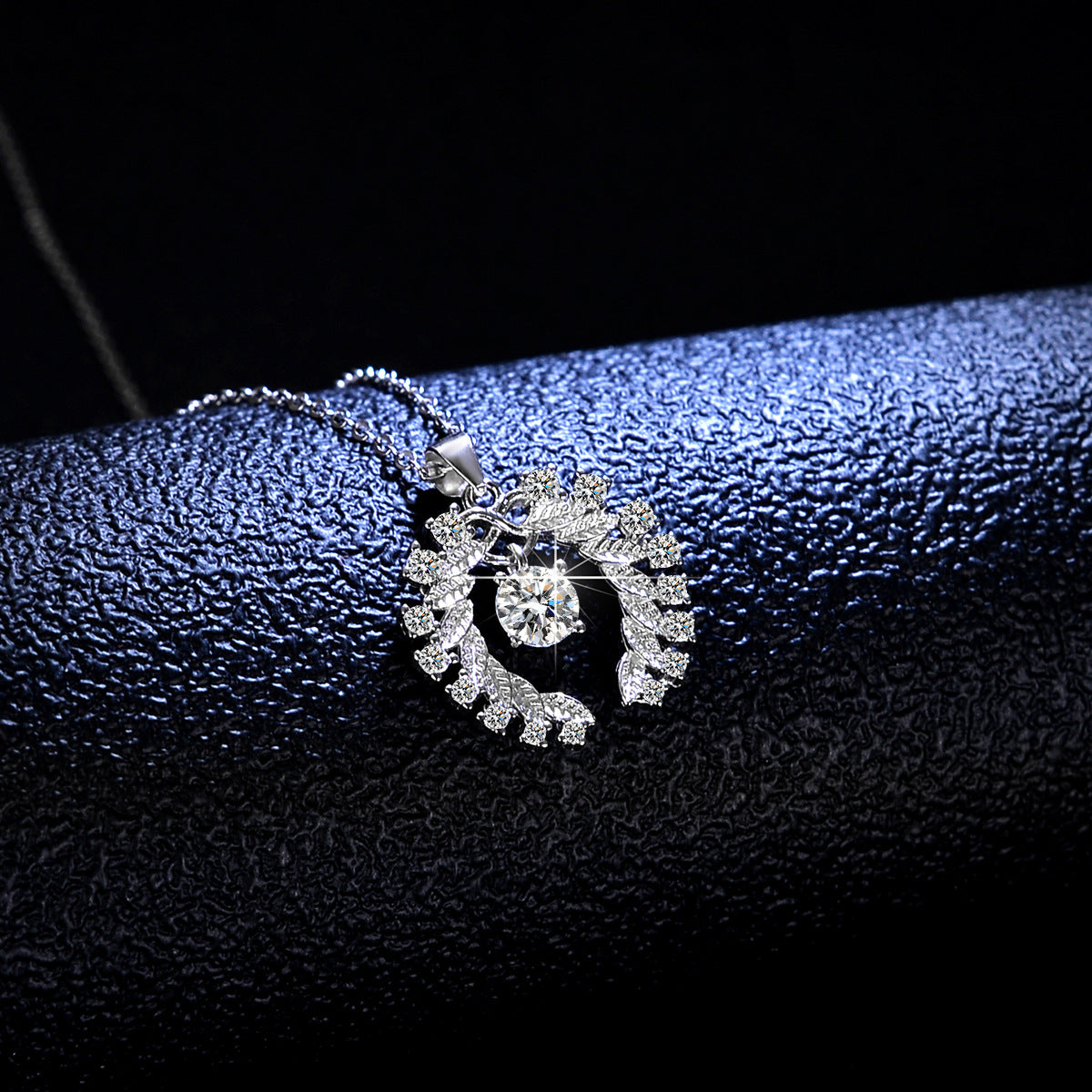 【#N02 Angel wings】925 Sterling Silver Moissanite Necklaces