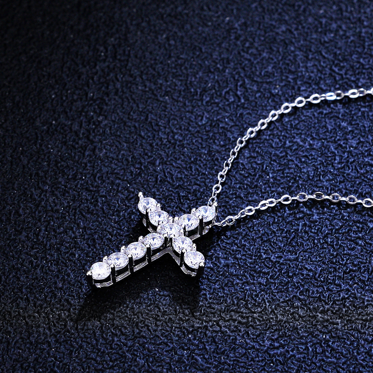 【#N03/Blessing】925 Sterling Silver Moissanite Necklace