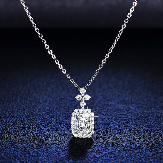 【#N04/Perfume】925 Sterling Silver Moissanite Necklaces