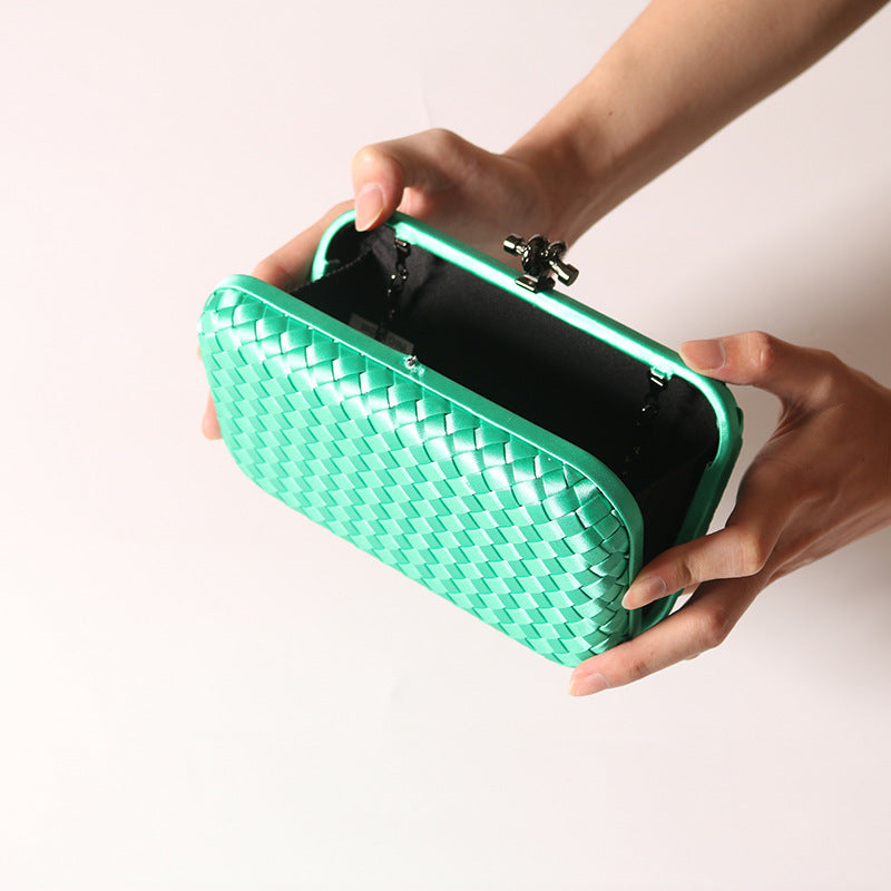 【#PQ02】Newest Fashionable crystal pu leather ladies hand bags