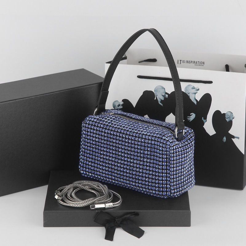 【#PQ05】Newest Fashionable crystal ladies handbags