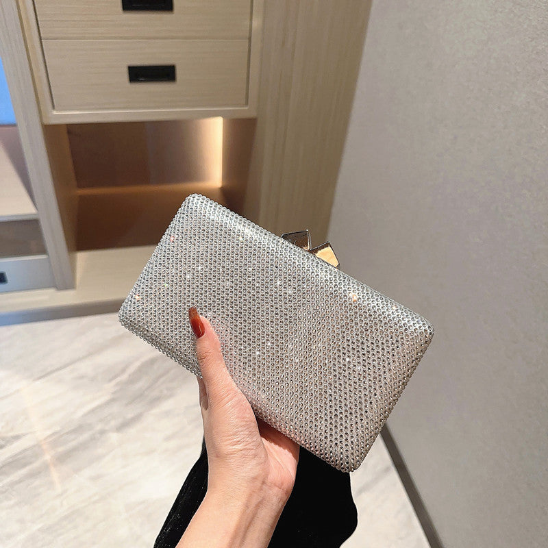 【#PQ06】Newest Fashionable crystal ladies PARTY BAGS