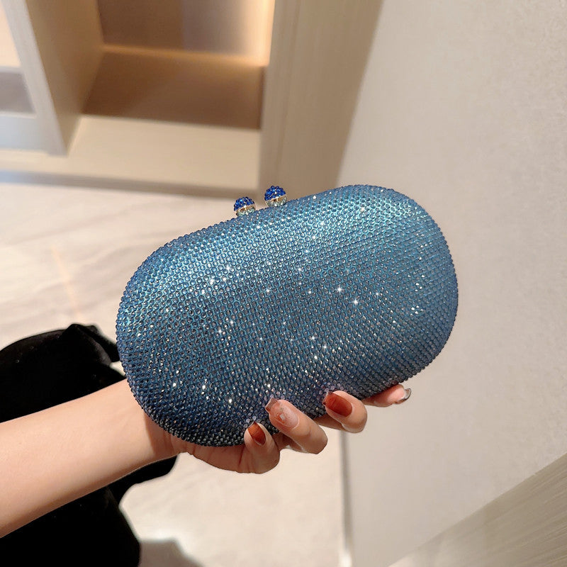 【#PQ07】Newest Fashionable crystal ladies evening bags