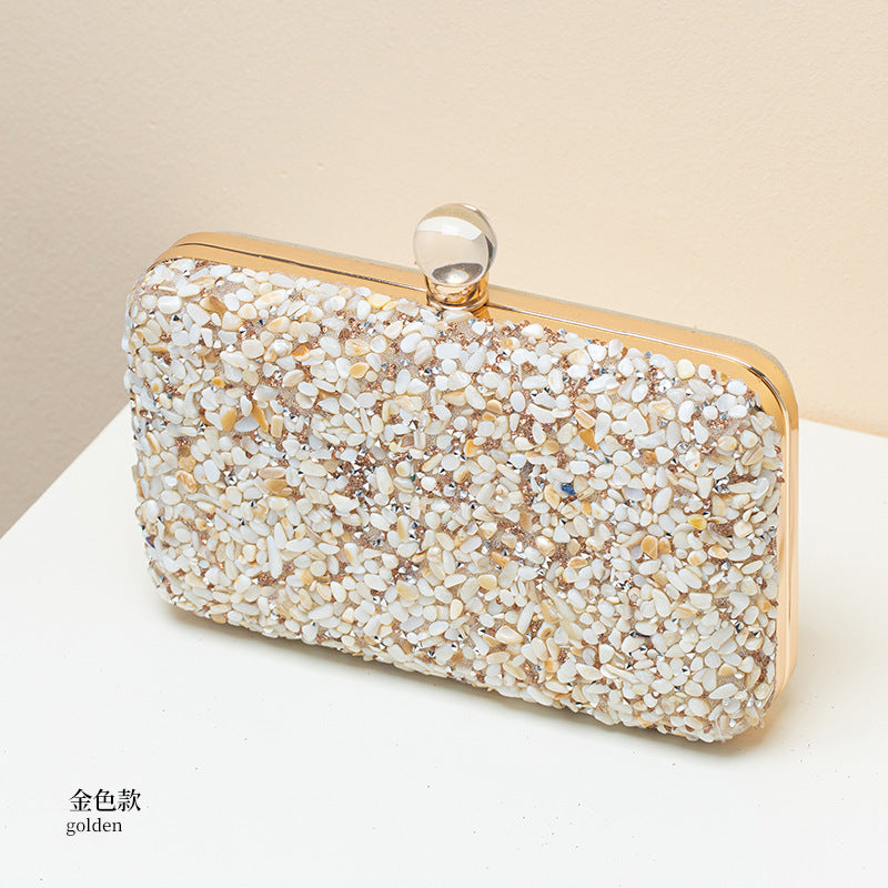【#PQ08】Newest Fashionable crystal wedding/party bags