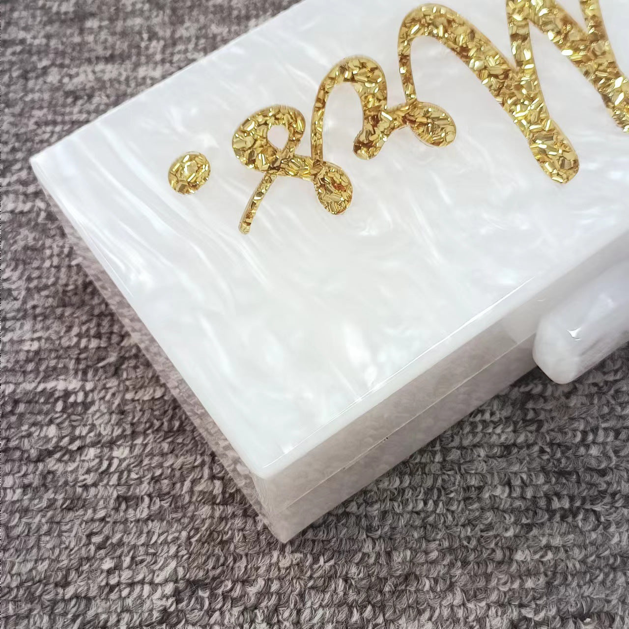 【#PQ10】Newest Fashionable ACRYLIC ladies handbags