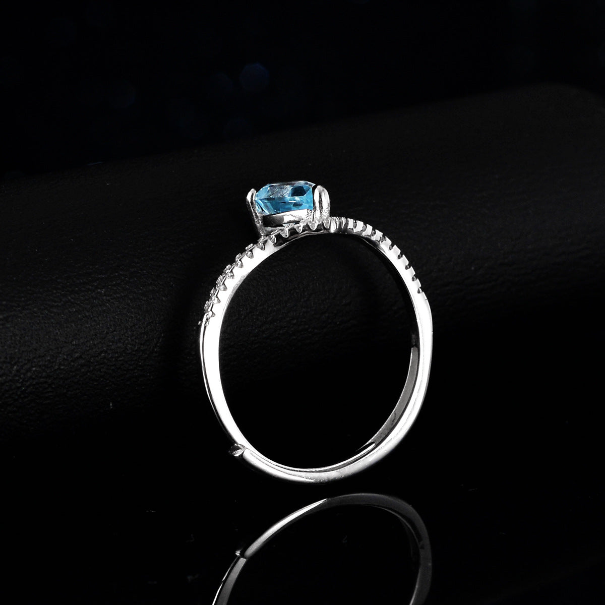 【#R04】925 Sterling Silver Moissanite Rings