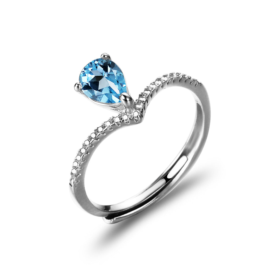 【#R04】925 Sterling Silver Moissanite Rings