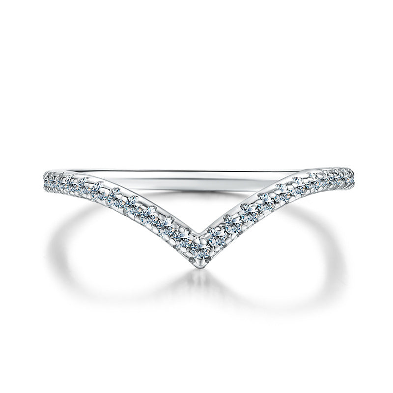 【PartyQueen-Rings Collections】925 Sterling Silver Moissanite Rings (buy 1 get 3 more freebies: Ring+Jewelry case+Silver Polishing cloth)