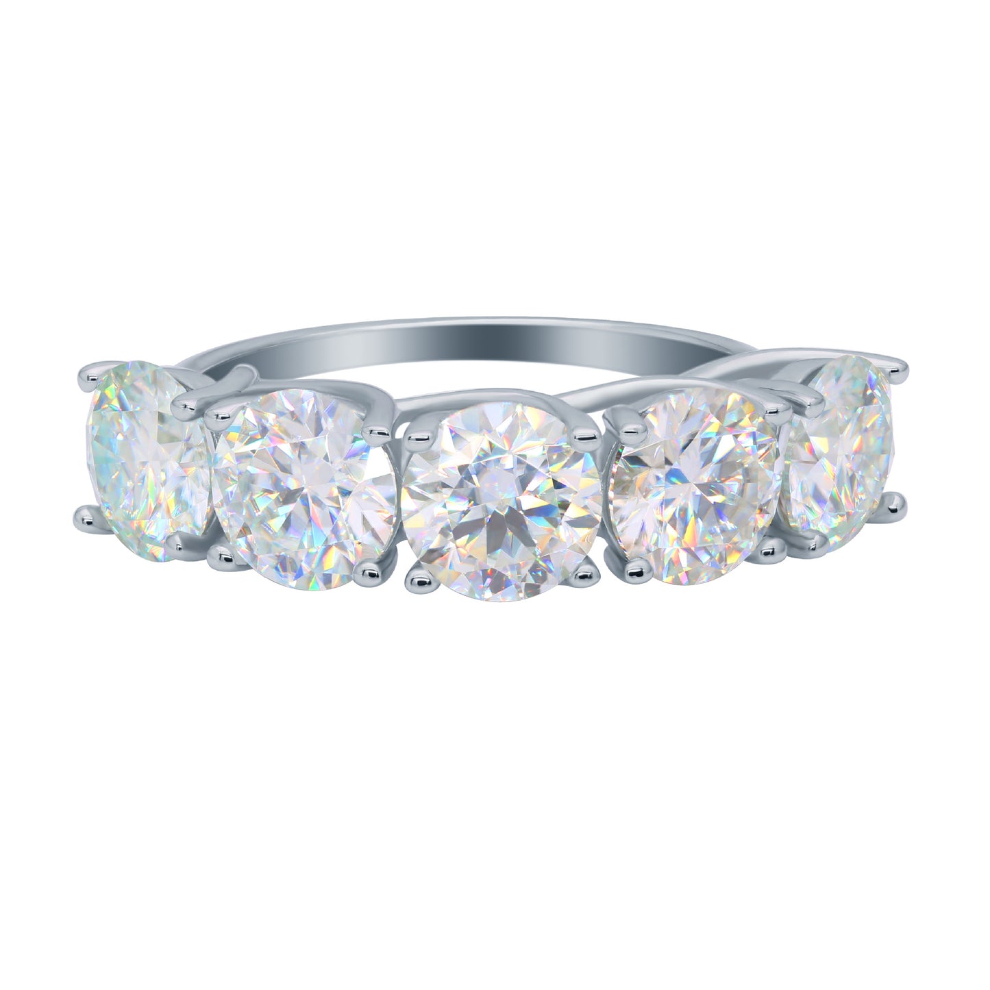 【Party Queen/#R14】925 Sterling Silver Moissanite Rings(buy 1 get 3 more freebies: Ring+Jewelry case+Silver Polishing cloth)