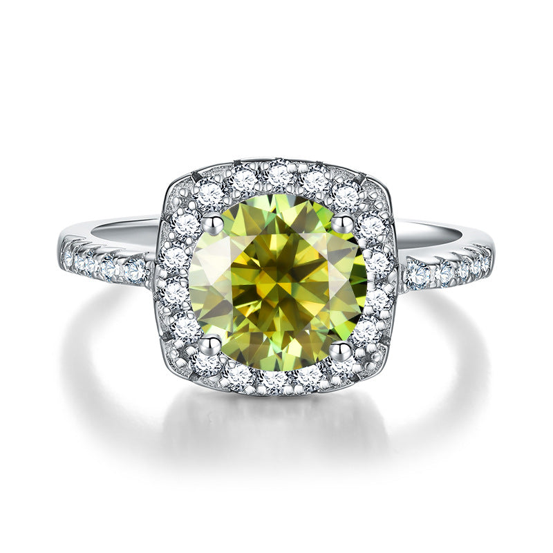 【#R29】925 Sterling Silver Moissanite Rings