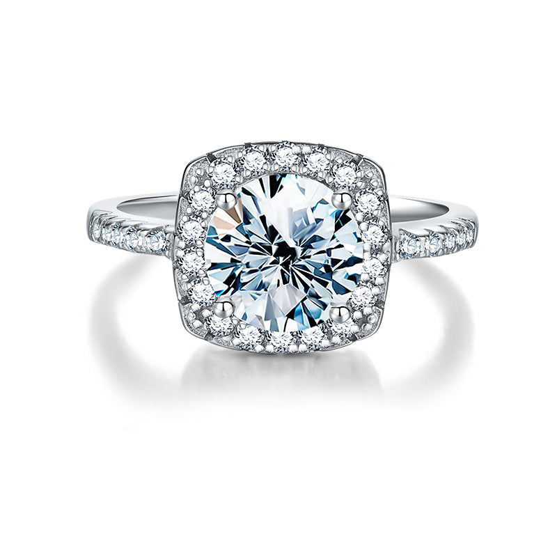 【#R29】925 Sterling Silver Moissanite Rings