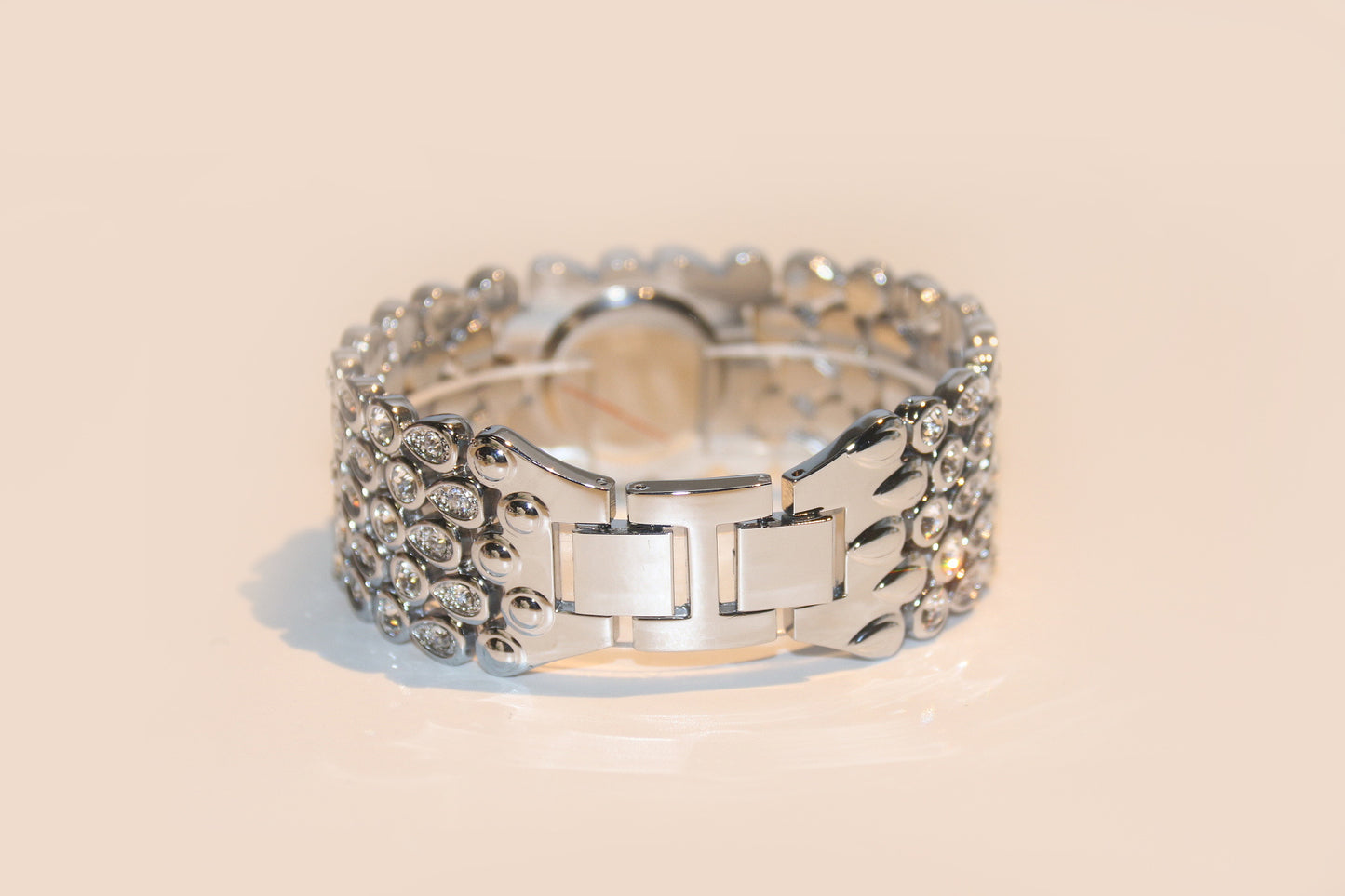 【#W04】Popular watch chain full diamonds female watches