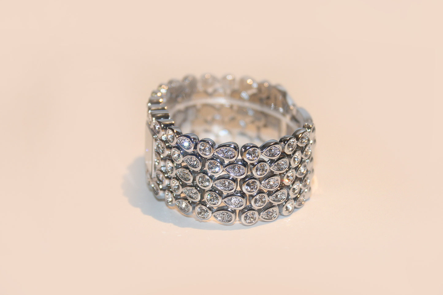 【#W04】Popular watch chain full diamonds female watches